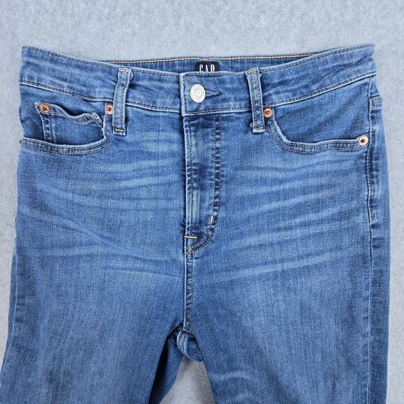 Gap Womens Size 8/29 Tall Curvy True Skinny Jeans Raw Hem - Picture 4 of 16